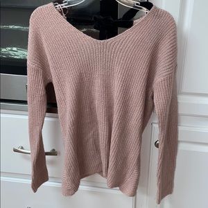 francescas crisscross bow sweater